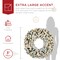 Best Choice Products Artificial Pre-Lit Flocked Fir Christmas Wreath Decoration w/ 2-in-1 LED Lights